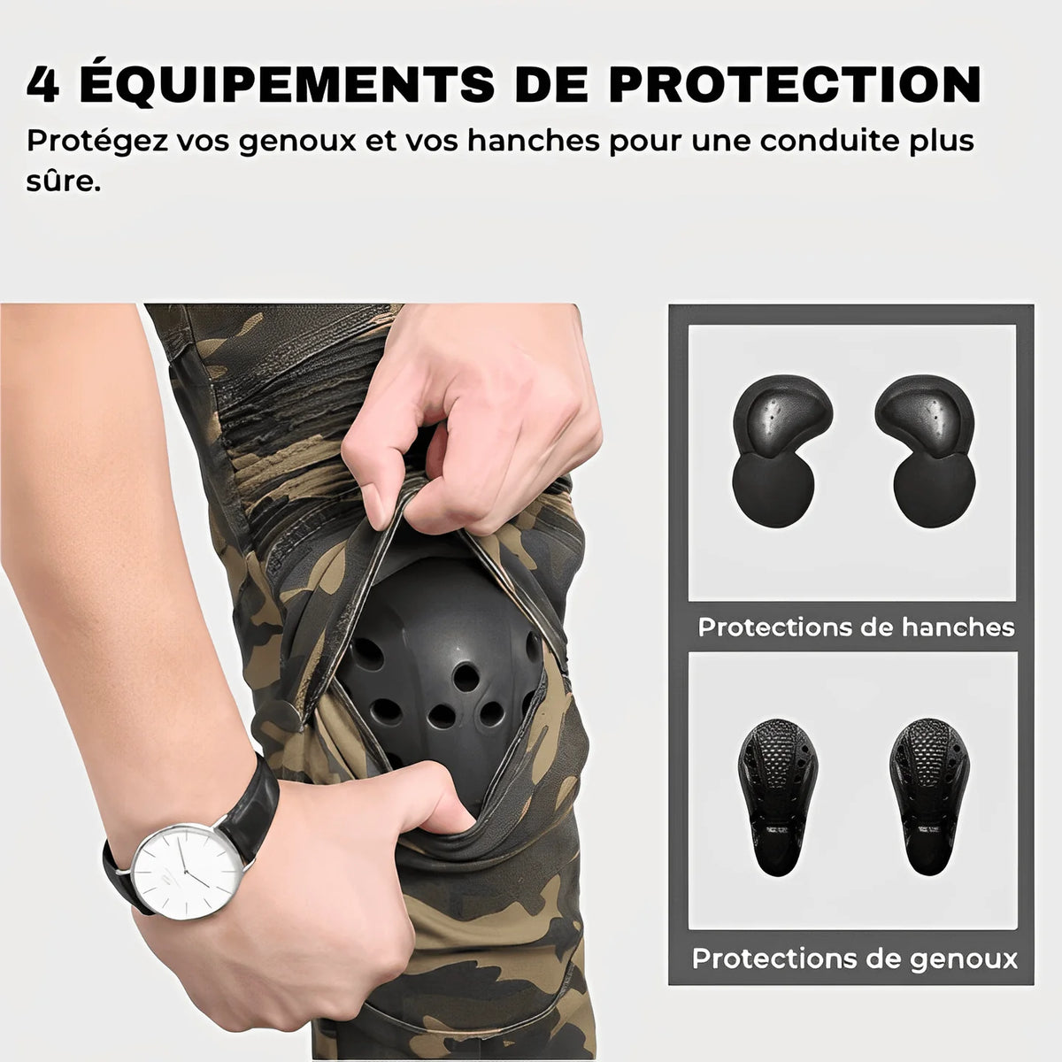 Pantalon cargo moto femme | Camo ranger